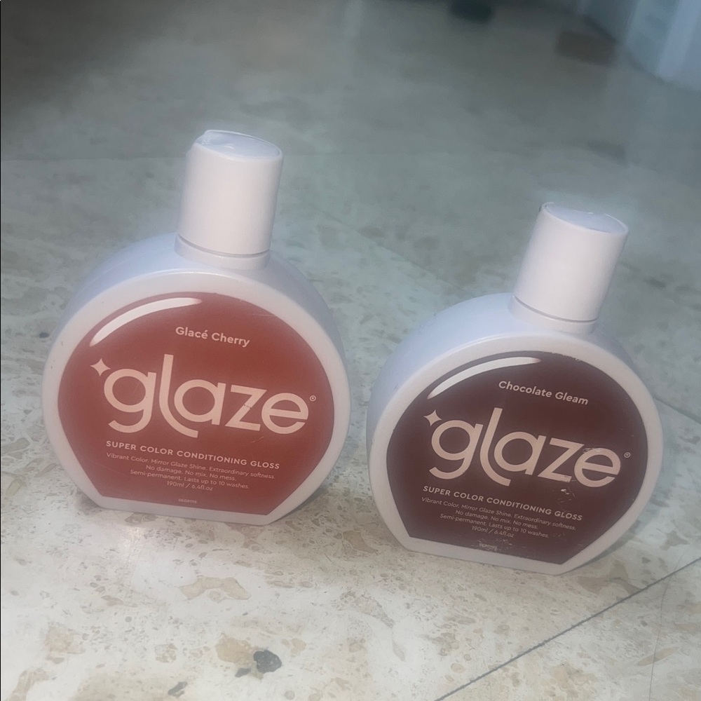 Glaze Hair Gloss in Cherry Red & Chocolate Brown